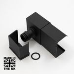 Greenhouse Guttering End Cap + End stop, 40 mm Hose Connector – Hozelock – Halls