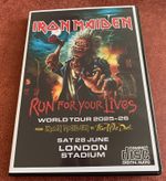 Iron Maiden 2 CD Run For Your Lives Tour 2025 London Stadium Fear Of The Dark