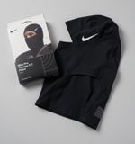 Nike Pro Therma-FIT Hood Balaclava Black One Size Polyester Football Logo