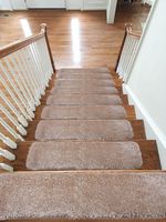 Stair Treads Carpet Non Slip Cleaning Machine Washable, Shaggy Glitter 22x67cm