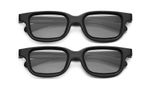Universal High Quality Black 3D Glass Polarised Passive Home TV Cinema 2pcs/5pcs