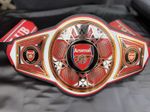 Arsenal the gunners football legacy championship belt wrestling title 2mm brass