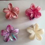 4 piece set mini elegant flower hair clips