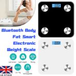 Body Fat Scale, LED Digital Display APP Smart Weight Scale, USB Rechargeable New
