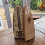 Vintage - Wittner Taktell Metronome - West Germany c1970s - Cappuccino Brown