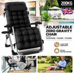200kg Zero Gravity Chair Patio Folding Lounge Recliners Anti Gravity Chair Lawn
