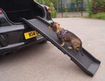 Dog Pet Ramp Car Vehicle Lightweight Folding Non Slip Bi Fold Transport Travel