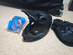 Troy Lee Designs Full Face MTB Helmet Detachable Visor Black/Blue XS/S