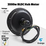 2000w 48v-72v Hall Hub Motor Replacement 135mm M14 UK for MTX Kit