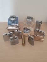 12 Vintage Lighters Job Lot Ronson Varaflame Rolstar Major Petrol Gas Collection