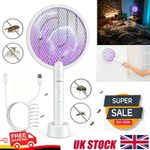 Electric Fly Swatter Zapper with Battery, 4000V | USB-C Rechargeable