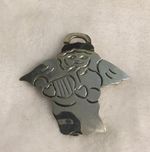Rare Vintage Taxco Mexico Sterling Silver Large ANGEL Brooch Pin