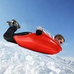 Large Toboggan Sleigh Sled Rope Snow Sledge Heavy Duty Durable Adults Children