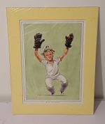 Bob Taylor Cricket Caricature Print
