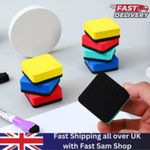 2Pcs Magnetic Whiteboard Eraser Dual Color Marker Cleaner Blackboard Wipe