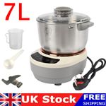 7L Electric Dough Maker Dough Mixer Machine Flour Kneading Machine For Bread UK