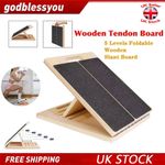 Wooden Slant Board Calf Stretcher Folded for Yoga Workout Calf Incline Board UK