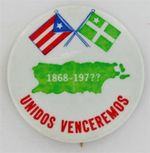 Puerto Rican Liberation Movement 1970 Unidos Venceremos Indpendence P970