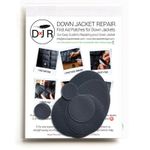 Down Jacket Repair Patch Kit 7 Self-Adhesive Waterproof Nylon Fix Pcs DARK GREY