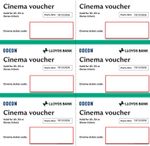 6x cinema voucher Odeon expiry 19/12/26