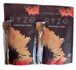 2 Pack Organic Mushroom Coffee W/ 2 Acacia Spoon 100% Authentic FREE SHIPPING