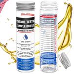 2 Pack Ethanol Tester Bottle, Fuel Gasoline Octane Level Tester with Wide Mouth