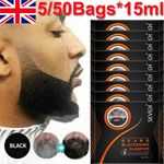 50X Sevich Men`s Beard Mustache Dye Tint Blackening Colour Shampoo Beard shampoo