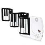 61 Key Portable Roll Up Piano | Travel-Friendly Digital Hand Roll Music Keyboard