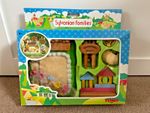 90s Vintage TOMY Sylvanian Families Baby Play Sandpit 3498 Boxed