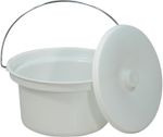 Aidapt 5L Commode Bucket & Lid Replacement for Aidapt Commodes