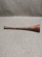Antique Copper Fox Hunting Horn Vintage Post Signal Bugle Trumpet Militaria 9"
