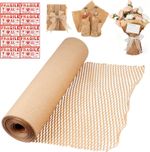 Roll of Paper Bubble Wrap for Packing Cushioning Wrap Papers, 30cm x 10M Brown H