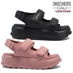 LADIES SKECHERS LUXE FOAM BEACH HOLIDAY SUMMER FLAT FLIP FLOPS MULES SANDALS
