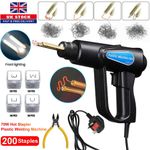 70W Hot Stapler Gun Plastic Repair Car Bumper Welding Welder Machine Kit+Staples