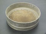 SMALL VINTAGE BRASS GARDENERS SIEVE