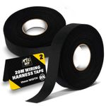 2x20M Car Wiring Loom Tape Electrical Self Adhesive Cloth Fabric Harness 19mm