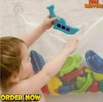 Bath Toy Storage Net Baby Bathroom Organiser Toddler Toy Tidy Mesh Holder Large