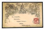 GB Cover MULREADY DERIVATIVE Lancs Lytham 1918 ILLUSTRATED Advert KGV 1d  979b