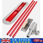 Bull Float Concrete Float 1200x300mm Concrete Tool Trowel Float Handle w/Bracket