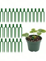 10-100pcs Plant Support Clips, Plastic U-Shaped Garden Pegs For Strawberry Vine,