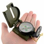 New US Metal Pocket Army Style Compass Military Camping Hiking Survival Marching