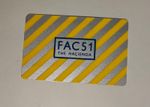 HACIENDA MEMBERSHIP CARD ORIGINAL FAC 51 FACTORY RECORDS  NEW ORDER