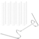 50/100 W Clips for Greenhouse Glass - Galvanised Spring Clips for Glazing Panels