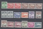 ANTIGUA GV1 1938-1951 SET OF 12 MINT + 6 SHADES  MINT NEVER HINGED*  SG 98/109