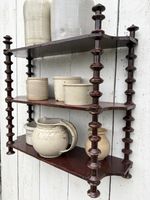 Antique French Cotton Reel Shelves 
