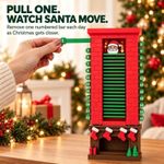 1pc 24 Day Xmas Countdown Santa Chimney Advent Calendar Christmas Decoration