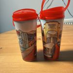 2x Universal Studios Hollywood Souvenir Cups Whirley DrinkWorks