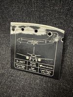 West Atlantic Boeing 737-300 G-JMCT emergency overwing exit door engraved square