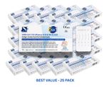 25 PACK - Deepblue Covid & Influenza Lateral Flow 5-in-1 Test - Long Expiry 2027