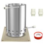 Firewood Pool Heater Stainless Steel Fire Barrel for Garden Pool＆Above Ground